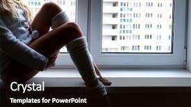  Presentation with shot - Theme consisting of black body radiation - closeup shot of a woman background and a black colored foreground