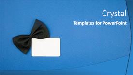  Presentation with black fathers - PPT layouts with black-bow-tie-with-blank background and a teal colored foreground