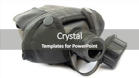  Presentation with canteen - Beautiful theme featuring black canteen for water backdrop and a dark gray colored foreground