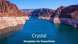  Presentation with arizona - Presentation with black-canyon-the-state-border background and a ocean colored foreground