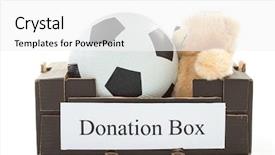  Presentation with black bear - Colorful slide deck enhanced with black cardboard with football backdrop and a white colored foreground