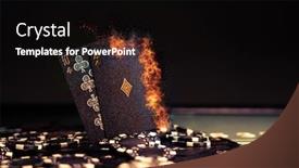 Presentation with casino black jack - Cool new slides with black-casino-black-jack backdrop and a black colored foreground