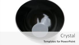  Presentation with black ceramic - Beautiful presentation design featuring black-ceramic-bowl-ceramic-black backdrop and a white colored foreground