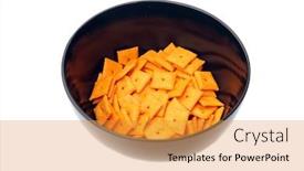  Presentation with black ceramic - Colorful PPT theme enhanced with black-ceramic-bowl-filled backdrop and a gold colored foreground