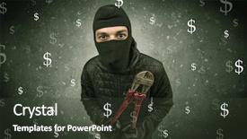  Presentation with black hand - Cool new theme with black clothes and toll backdrop and a tawny brown colored foreground