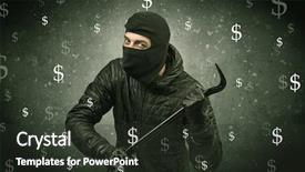  Presentation with black hand - Beautiful presentation featuring black clothes and toll backdrop and a tawny brown colored foreground