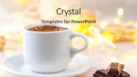  Presentation with lanterns - Colorful presentation theme enhanced with black coffee with chocolate backdrop and a lemonade colored foreground