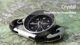  Presentation with black - Cool new presentation design with black-compass-and-black-carabiner backdrop and a gray colored foreground