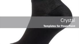  Presentation with ankle - Presentation theme consisting of black-cotton-blend-low-cut background and a gray colored foreground