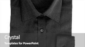  Presentation with black men - Cool new slide deck with black cotton shirt for men backdrop and a dark gray colored foreground