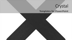  Presentation with black cross - Cool new slide deck with black cross backdrop and a light gray colored foreground