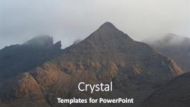  Presentation with mountains - Presentation theme featuring black-cuillin-mountains-skye background and a dark gray colored foreground