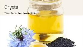  Presentation with cumin - Slide deck enhanced with black-cumin-oil-with-nigella background and a yellow colored foreground