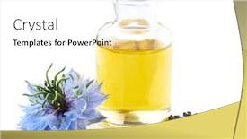  Presentation with cumin - Presentation theme featuring black-cumin-oil-with-seeds background and a white colored foreground