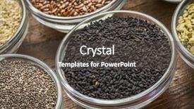  Presentation with nigella sativa seed - Cool new slides with black cumin seeds nigella sativa backdrop and a dark gray colored foreground