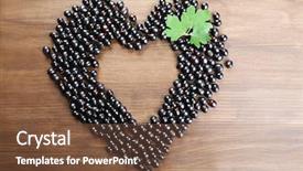  Presentation with currant - Presentation theme featuring black currant in shape background and a  colored foreground