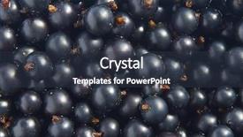  Presentation with currant - Presentation theme with black currant background and a  colored foreground