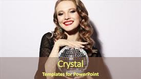  Presentation with party time - Presentation consisting of black dress and holding disco background and a tawny brown colored foreground