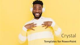  Presentation with yellow music - 