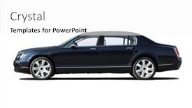  Presentation with black business - Presentation with black-exclusive-business-sedan-isolated background and a  colored foreground