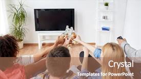  Presentation with happy holidays - Slide set featuring black family reunion - friendship drink alcohol holidays background and a coral colored foreground