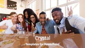  Presentation with family reunion - Colorful PPT layouts enhanced with black family reunion - leisure friendship people and holidays backdrop and a red colored foreground