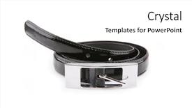  Presentation with black-female - Presentation having black female belt isolated on white background and a white colored foreground