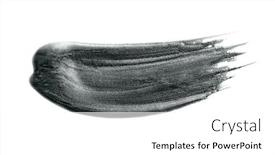  Presentation with fluid - Colorful PPT theme enhanced with black-fluid-cosmetic-clay backdrop and a white colored foreground