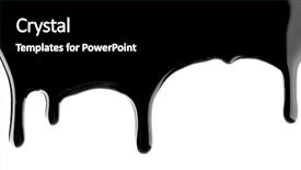  Presentation with fluid dynamics - Presentation having black fluid on white background background and a black colored foreground