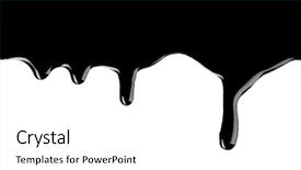  Presentation with fluid - PPT layouts with black fluid on white background background and a white colored foreground