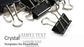  Presentation with fold - Slides having black fold back clips background and a white colored foreground