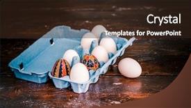  Presentation with region - Slides featuring black folks - white eggs in box background and a  colored foreground