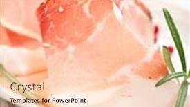  Presentation with forrest - Presentation theme enhanced with black-forrest-ham-with-rosemary background and a lemonade colored foreground