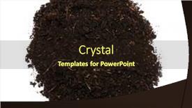  Presentation with soil - PPT layouts having black-fresh-soil-groumd-isolated background and a wine colored foreground