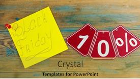  Presentation with writing-notes - Beautiful presentation design featuring black-friday-handwriting-text-close backdrop and a gold colored foreground