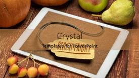  Presentation with black paper - Theme consisting of black-friday-sale-sign background and a gold colored foreground