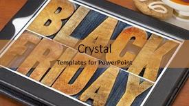  Presentation with vintage christmas - Colorful presentation design enhanced with black friday - text in vintage letterpress wood type on a digital tablet black friday is the day following thanksgiving day in united states regarded as the beginning of christmas shopping season backdrop and a gold colored foreground
