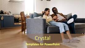  Presentation with black father - Slide deck enhanced with black-girl-and-her-father background and a coral colored foreground