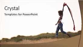  Presentation with black girl sexy fashionable mulatto - Presentation having black girl laughs and dance background and a white colored foreground