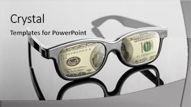  Presentation with hvac black - Amazing slide deck having black glasses with dollars instead backdrop and a light gray colored foreground