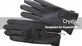  Presentation with white black grafitti - Amazing slide set having black gloves on white background backdrop and a  colored foreground