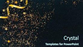  Presentation with holiday - PPT theme enhanced with black gold - holiday background background and a wine colored foreground