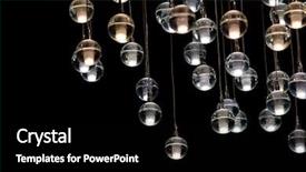  Presentation with gold black - PPT theme consisting of black gold jewels - light bulb background and a black colored foreground