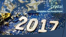  Presentation with vietnamese food for tet holiday - Cool new slides with black gold new years - holiday background backdrop and a ocean colored foreground