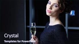  Presentation with champagne gold - Beautiful slides featuring black gold new years - portrait of a very fashionable backdrop and a  colored foreground