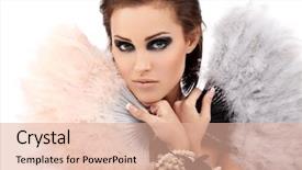  Presentation with sustainable luxury fashion - Presentation theme enhanced with the beach after sunset background and a gray colored foreground.