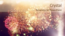  Presentation with abstract gold black - Beautiful slide deck featuring black gold posters - fireworks at new year backdrop and a lemonade colored foreground