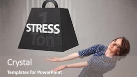  Presentation with young - Slide set featuring black gram - attractive young woman holding one background and a  colored foreground