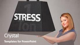  Presentation with all on one robot - Cool new PPT theme with black gram - attractive young woman holding one backdrop and a  colored foreground