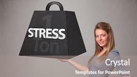  Presentation with one shareholder - Presentation theme enhanced with black gram - attractive young woman holding one background and a gray colored foreground